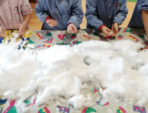 MANIPOLAZIONE CON LA NEVE! SCUOLA DELL’INFANZIA CORNELIANO